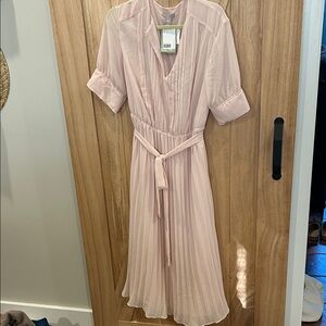 H&M Soft Pink Midi Dress